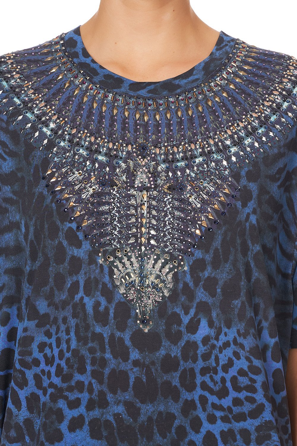 OVERSIZE BAND TEE THE CATS MEOW