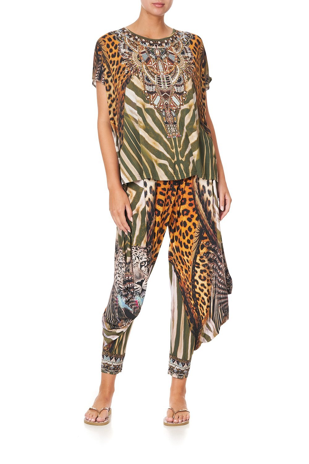 LOOSE FIT ROUND NECK TEE NINE LIVES