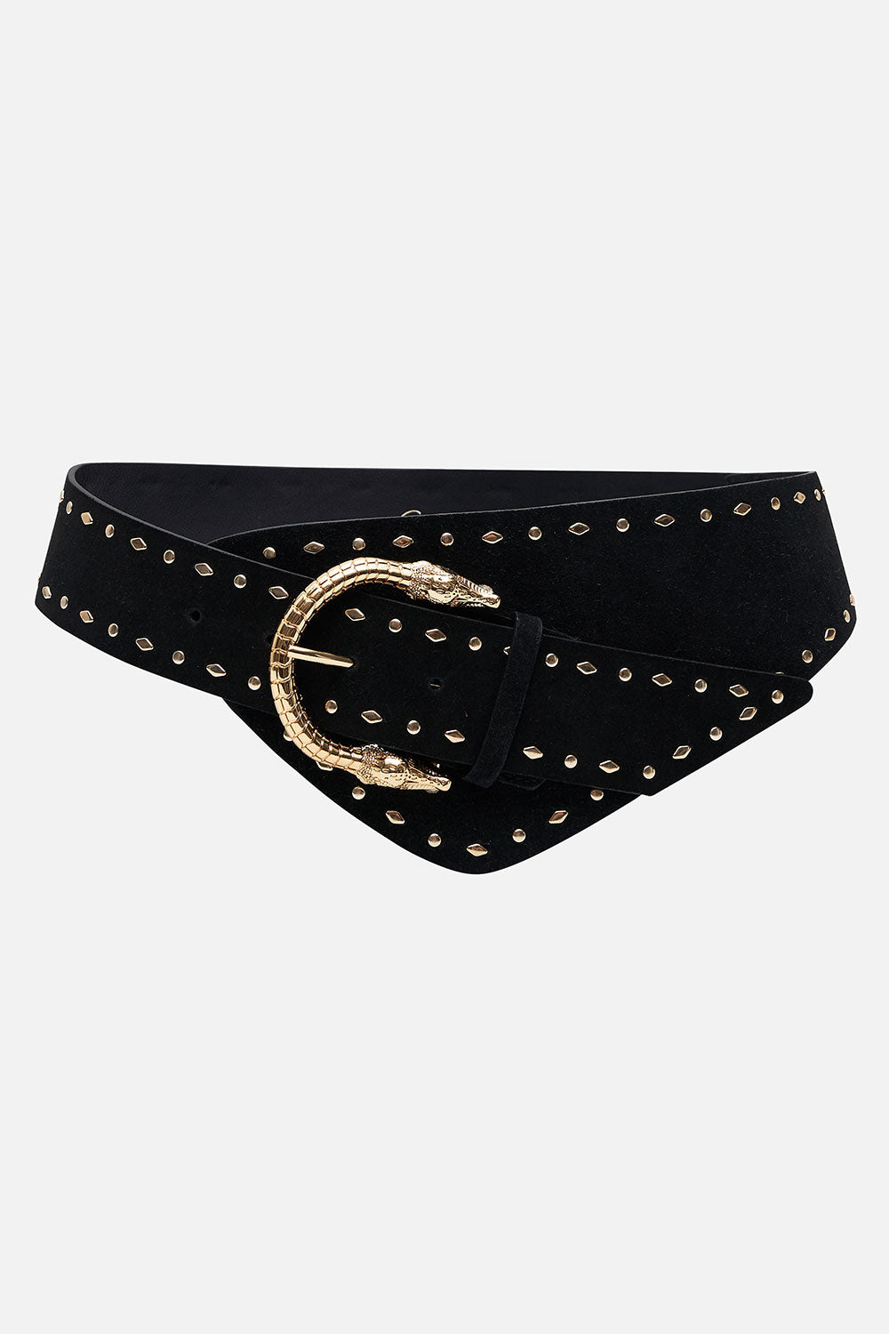 ASYMMETRIC BELT SOLID BLACK