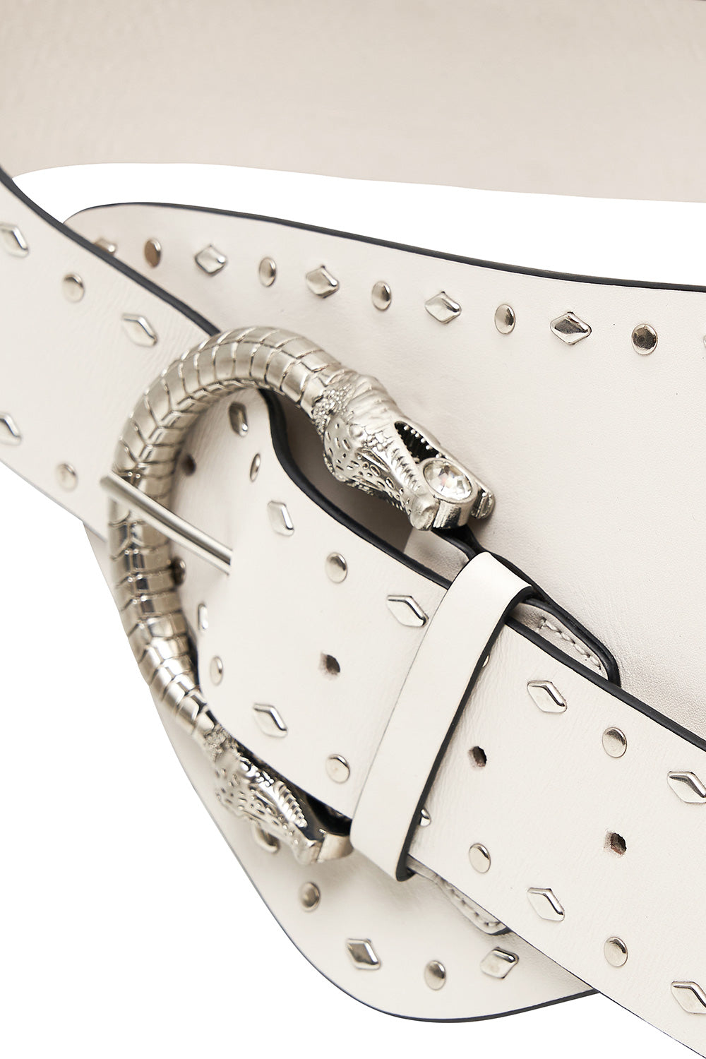 ASYMMETRIC BELT SOLID WHITE