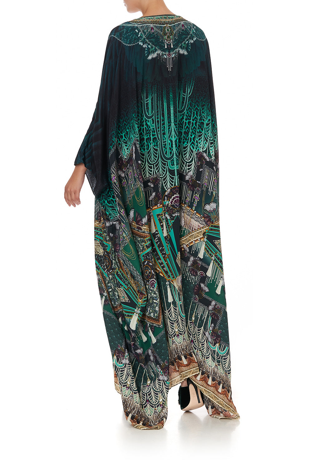 SPLIT HEM LACE UP KAFTAN FITZGERALDS FLAPPER