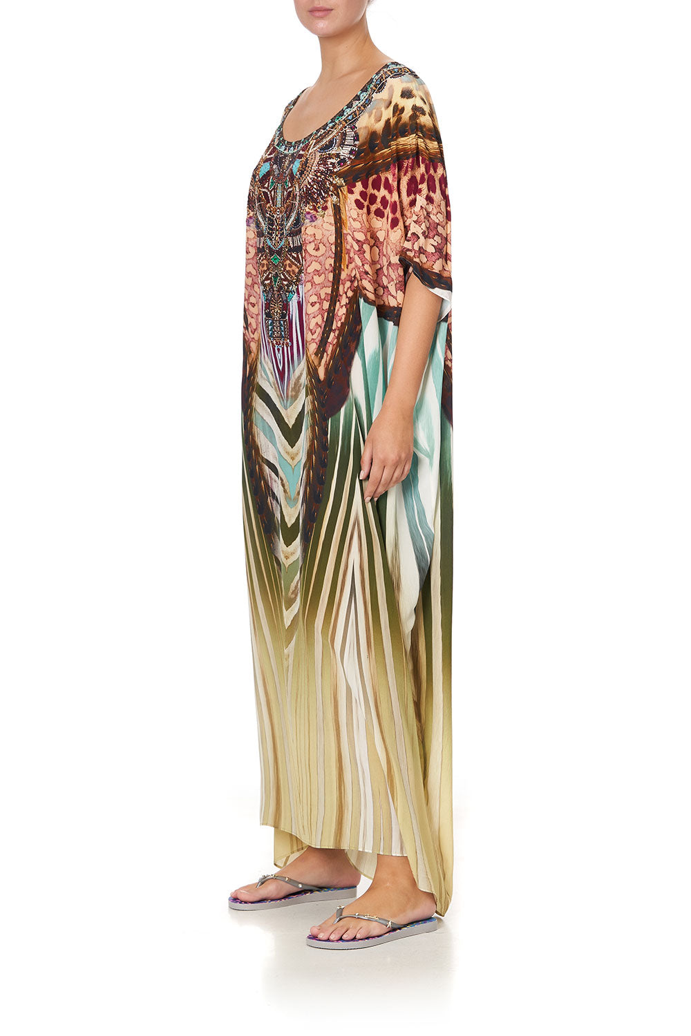 ROUND NECK KAFTAN UP ON CLOUD NINE