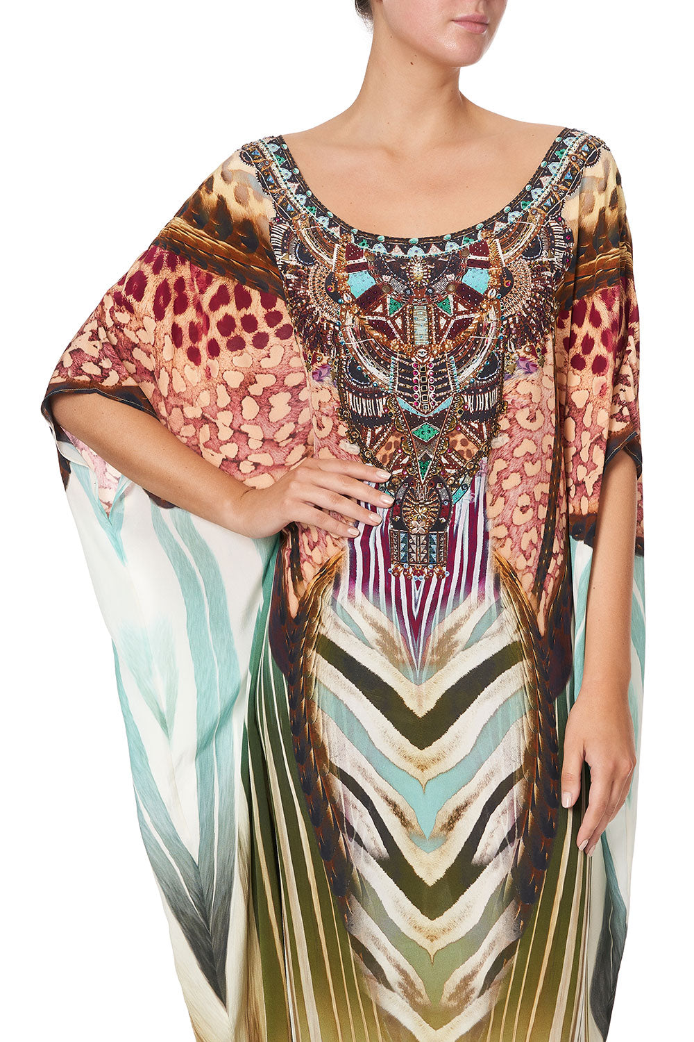 ROUND NECK KAFTAN UP ON CLOUD NINE