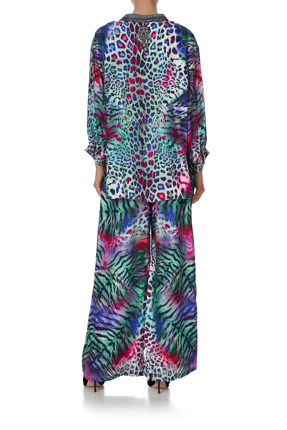 DROPPED SHOULDER BLOUSON SHIRT MIGHTY MEOW