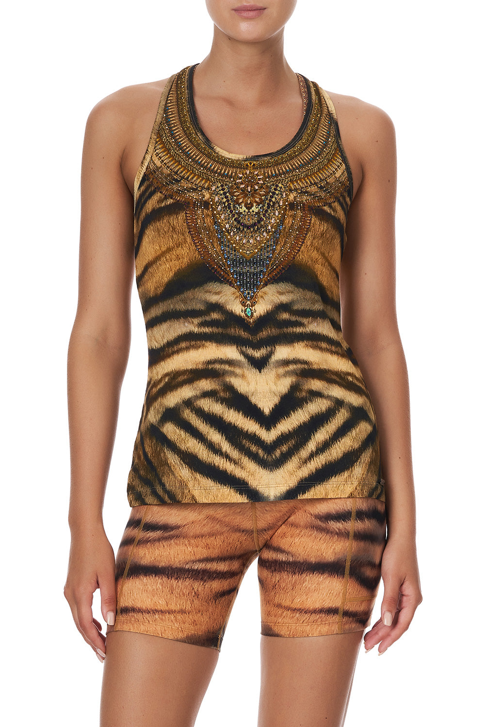 RACER BACK TANK FELINE FINE