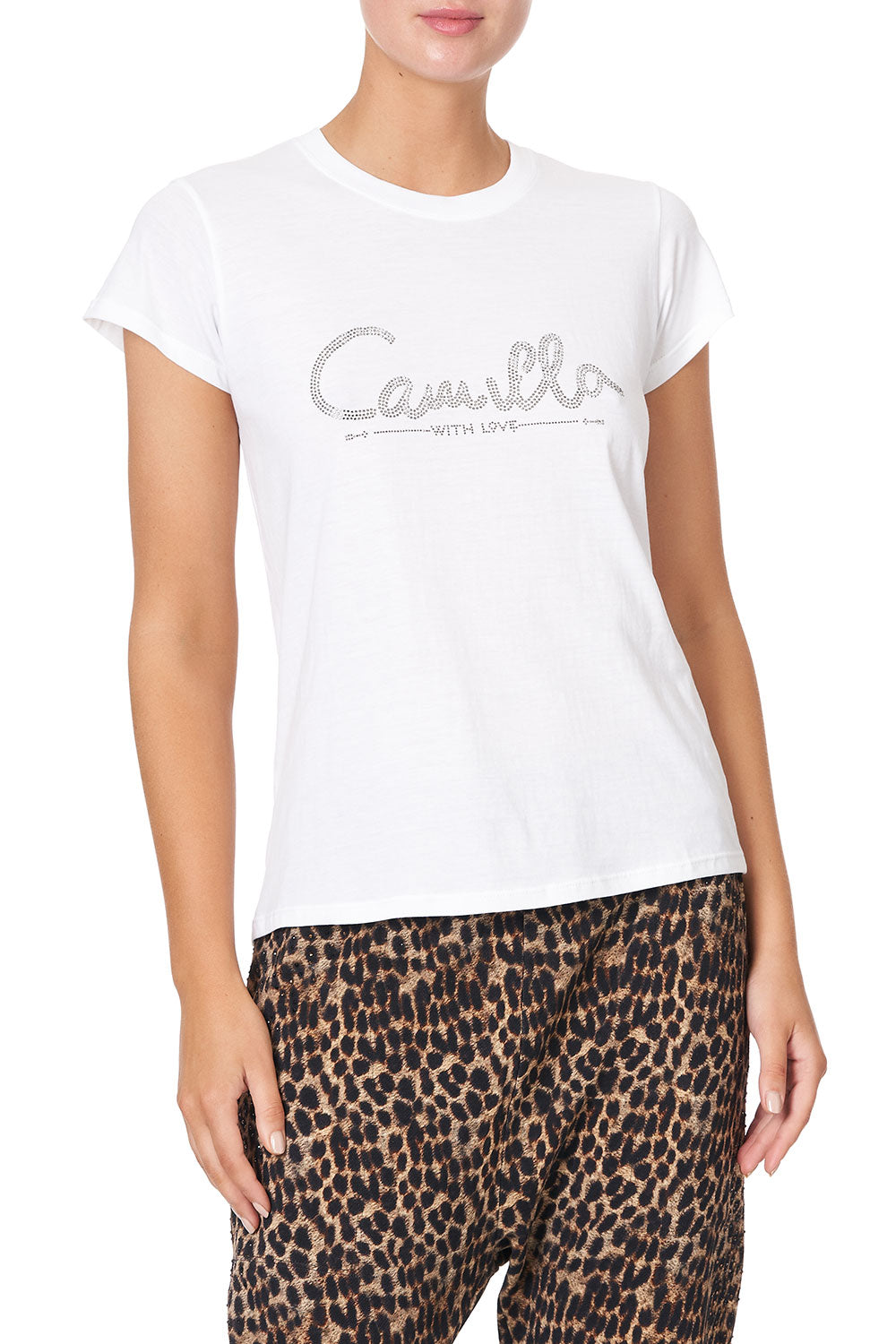 SLIM FIT ROUND NECK T-SHIRT LOGO CAPSULE