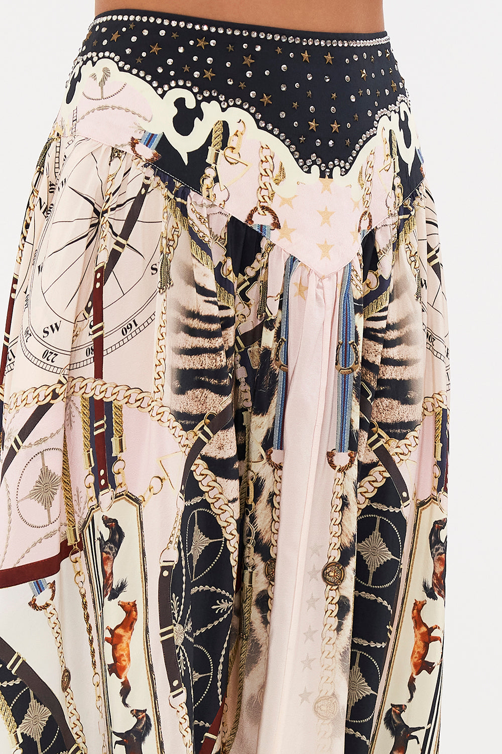 V YOKE FULL LENGTH SKIRT I WANNA BE A COWGIRL BABY