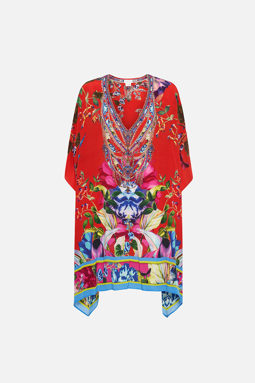 RECTANGULAR V NECK KAFTAN BIRDS OF A FEATHER