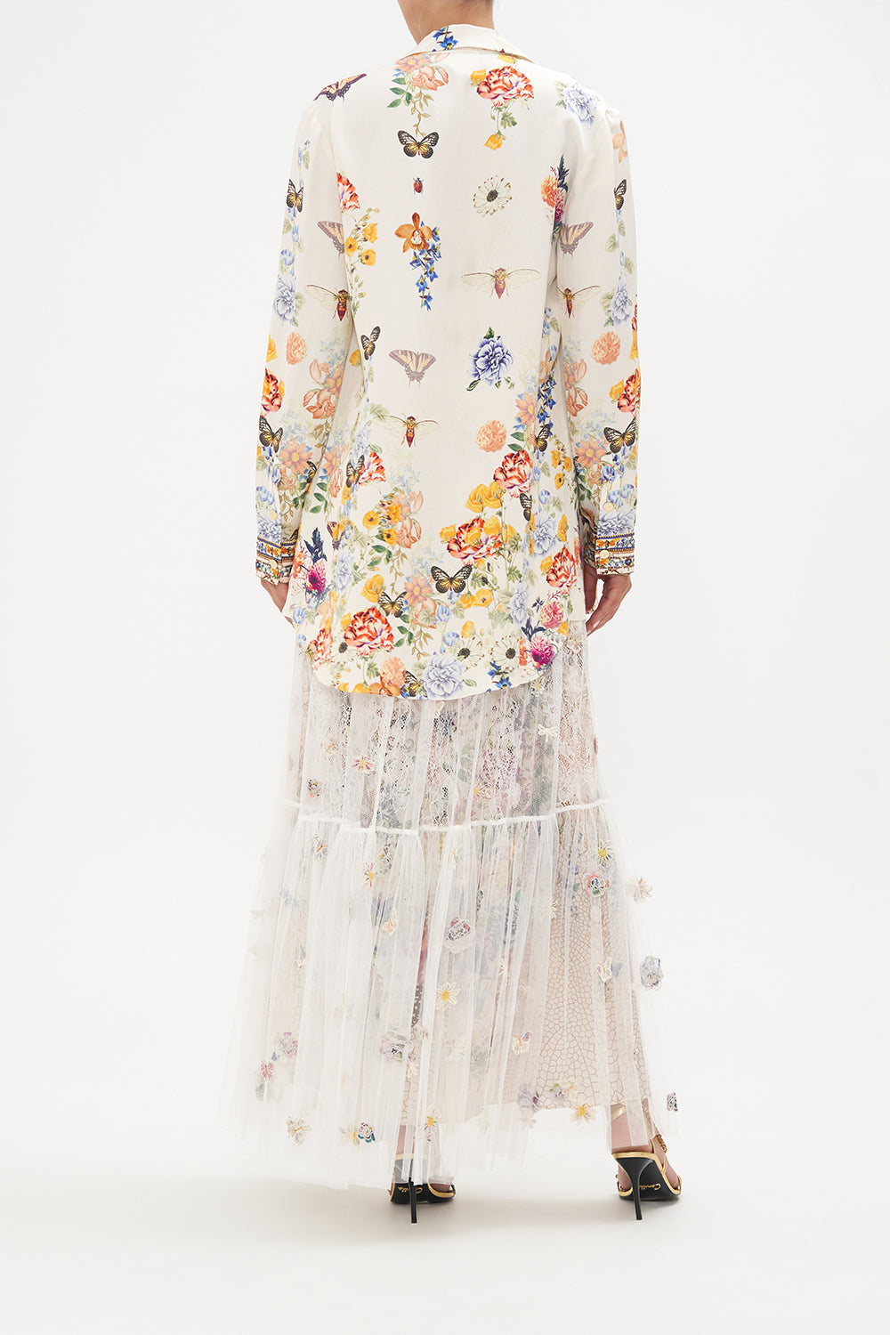 DOUBLE BREASTED SOFT JACKET QUEENS BEE HIVE