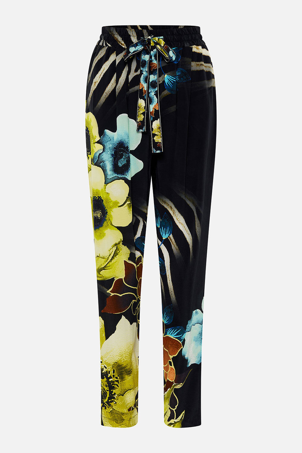DROP CROTCH SLIM LEG PANT POPPY DIVINE