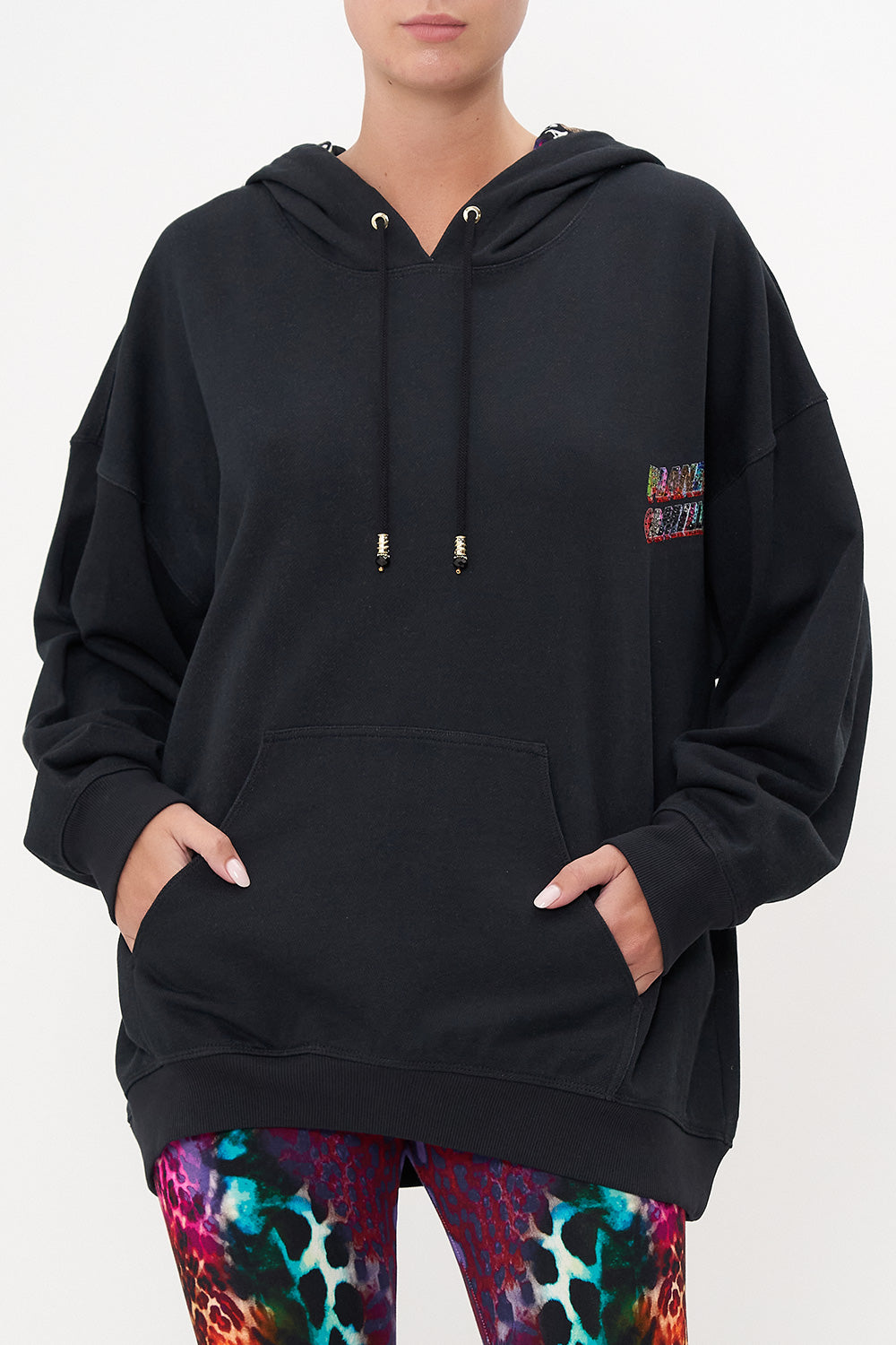 OVERSIZE BOYFRIEND HOODIE SURREALIST XANADU