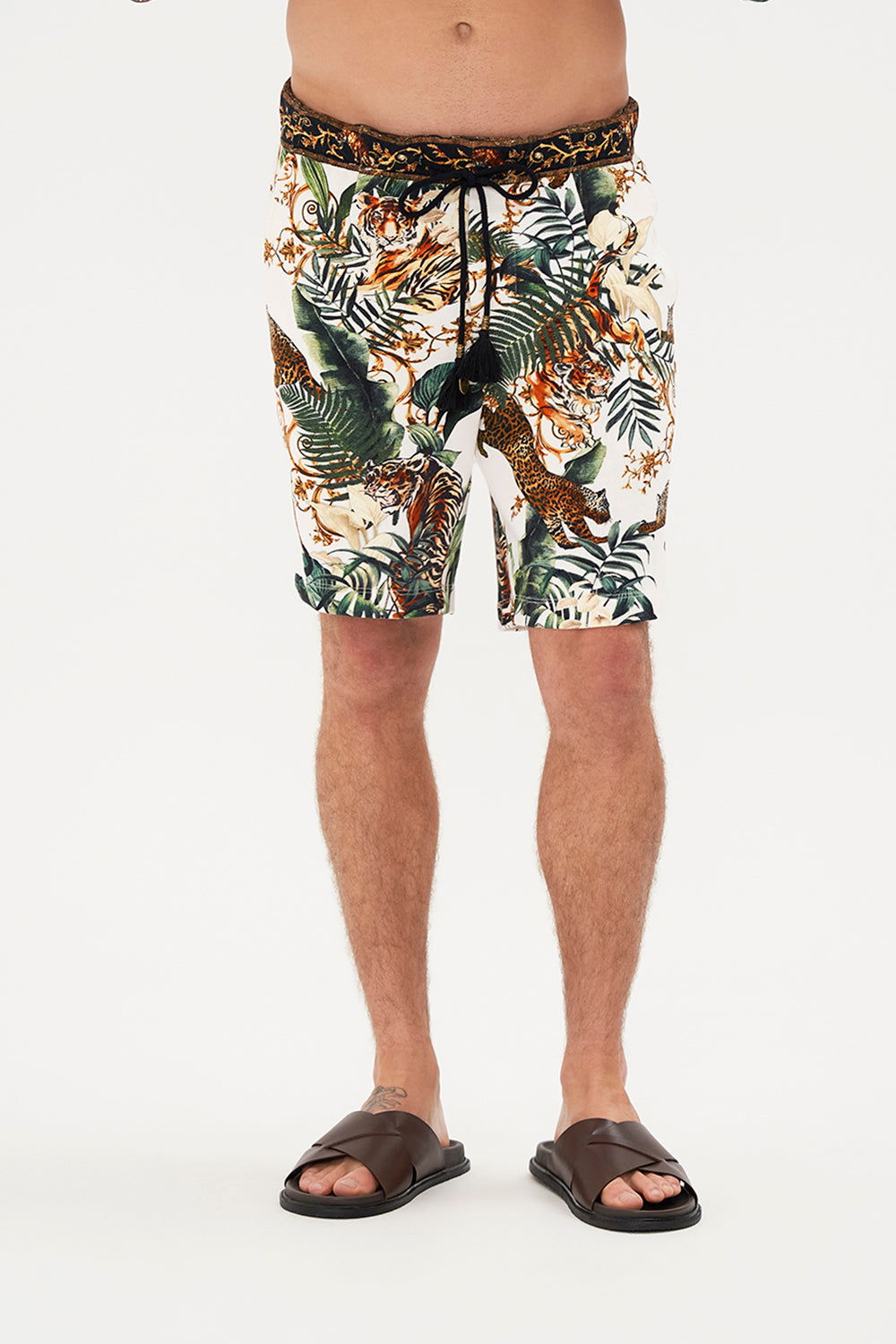 CUT OFF TRACK SHORT TIGER TRAP