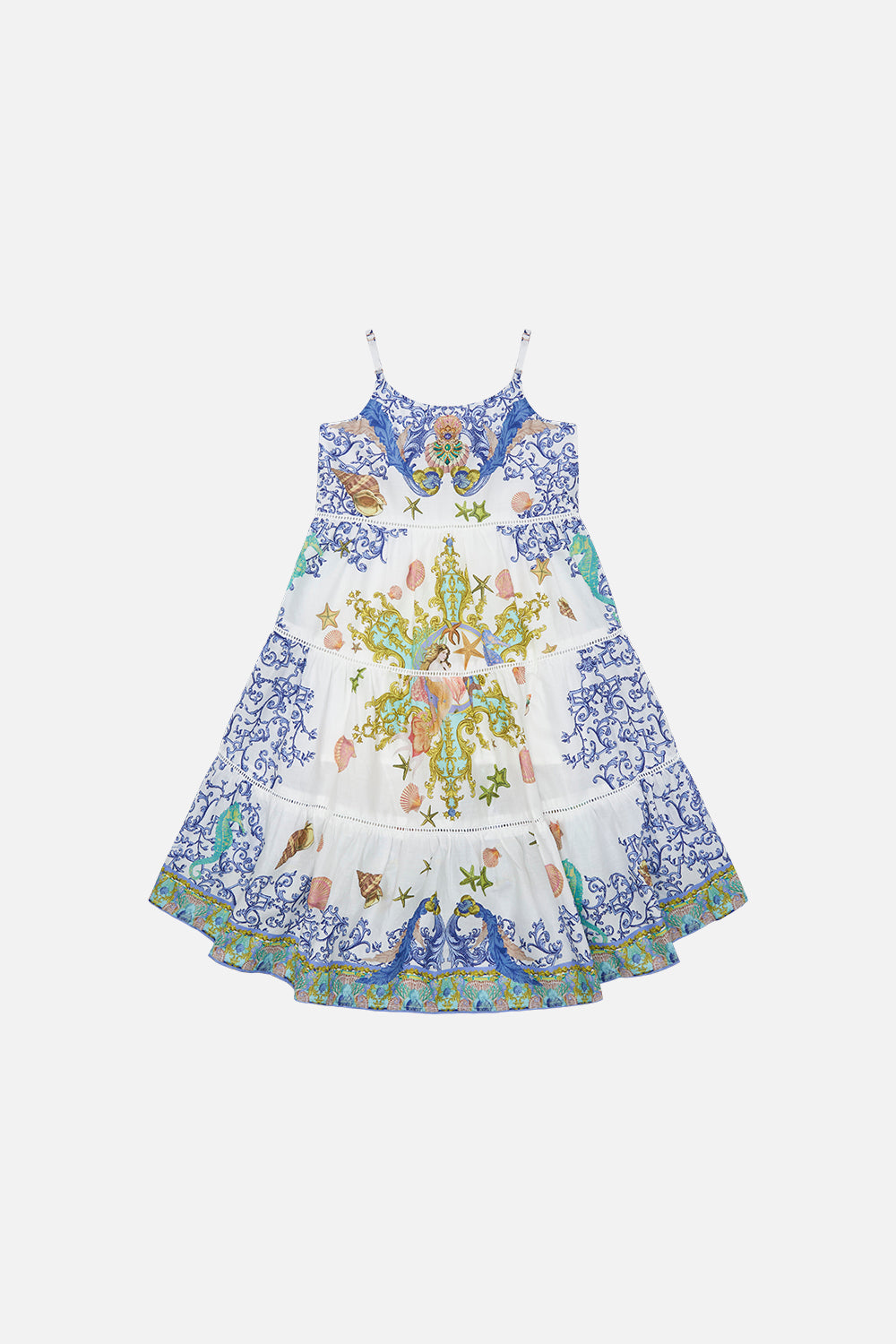 KIDS HIGH LOW HEM DRESS 12-14 STAR OF THE SEA