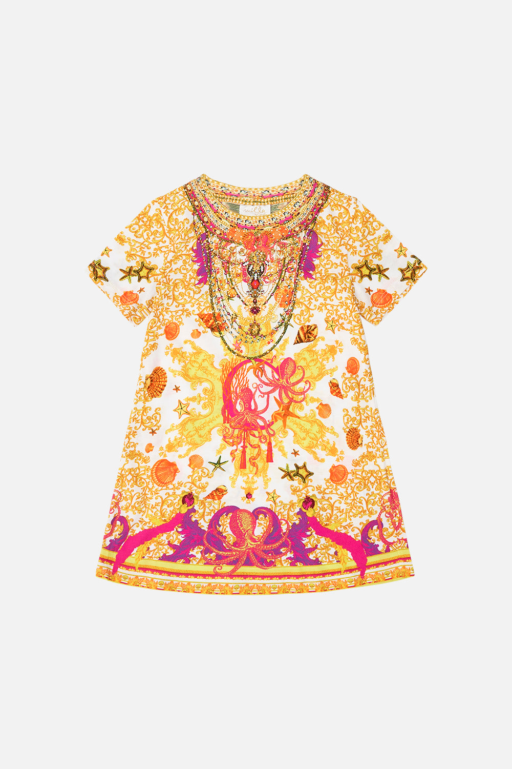 KIDS T-SHIRT DRESS 12-14 SQUID SQUAD