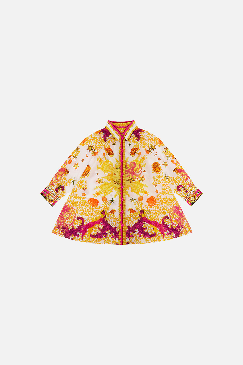 KIDS MINI SHIRT DRESS 12-14 SQUID SQUAD