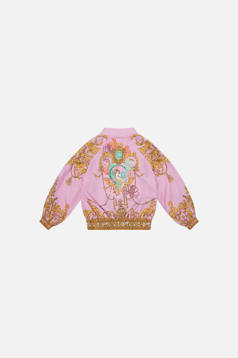 KIDS BLOUSON SLEEVE REVERSIBLE BOMBER 12-14 SEAHORSE SONNET