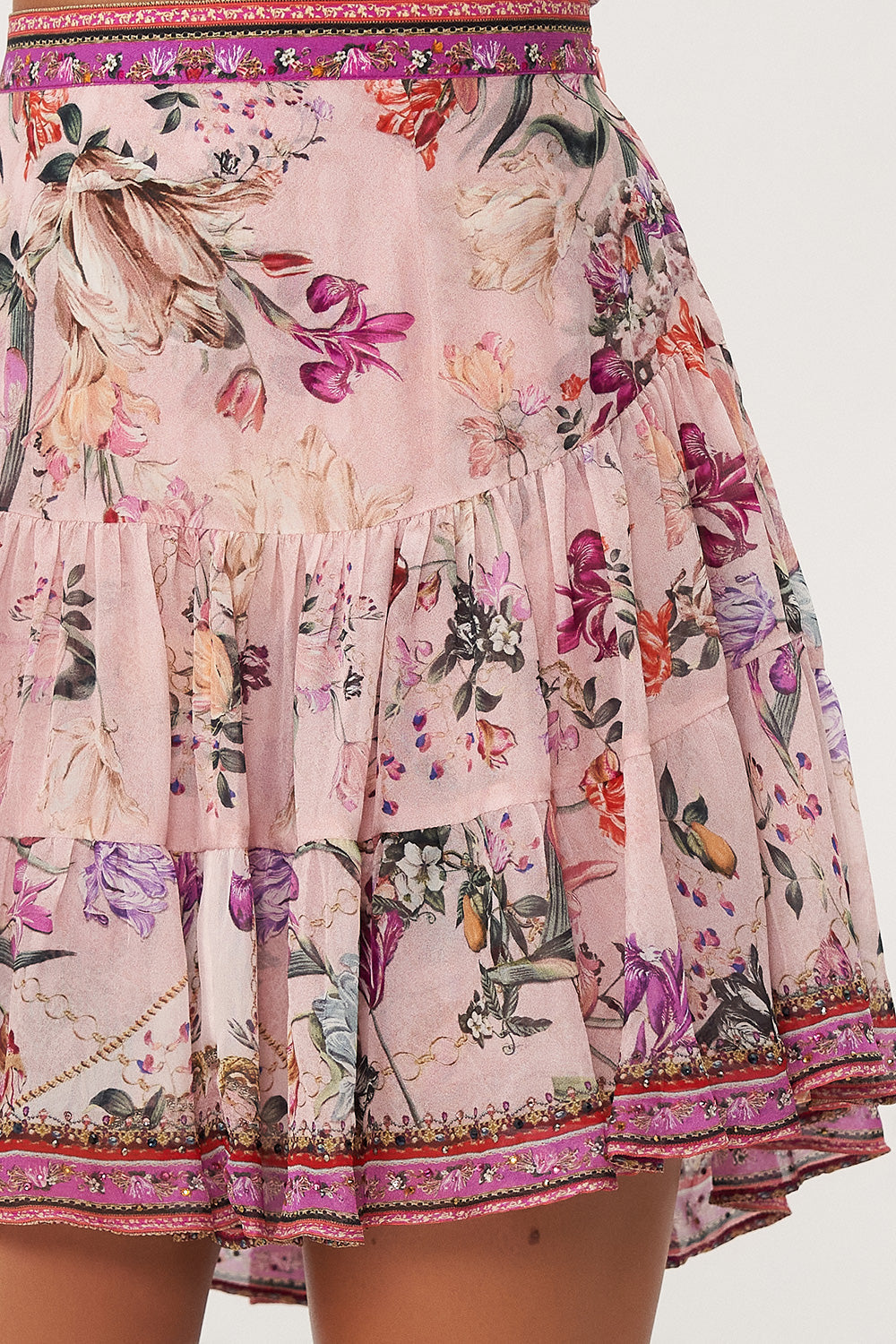 GATHERED PANEL MINI SKIRT MAD AS A SNAKE