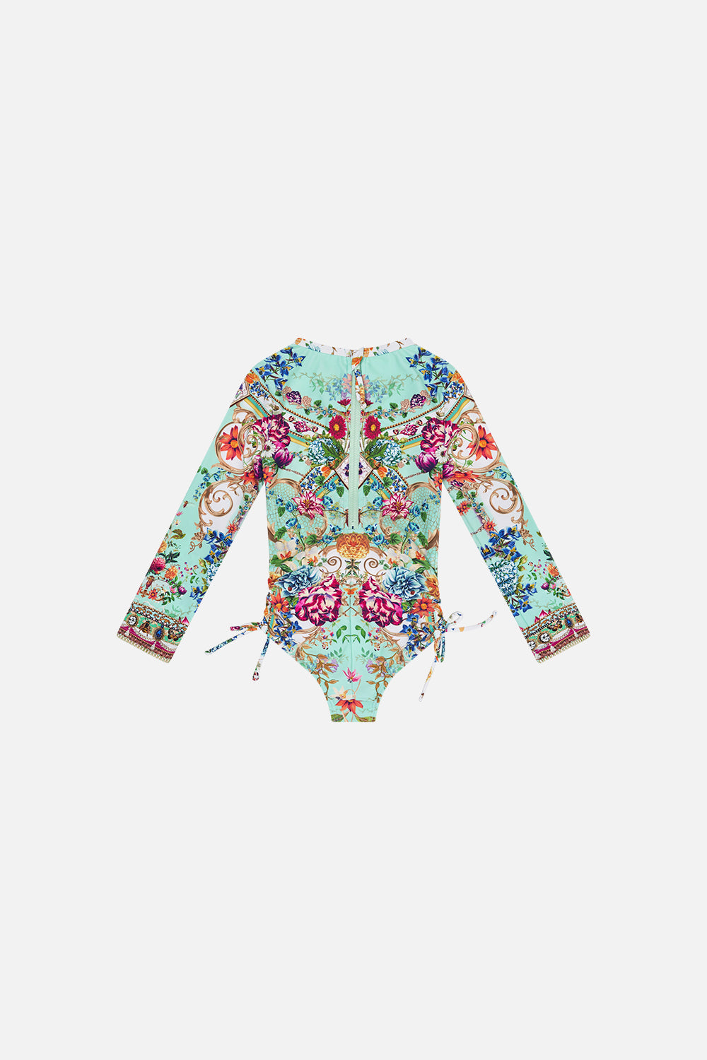 KIDS RUCHED SIDE PADDLESUIT 4-10 HONEY HONEY