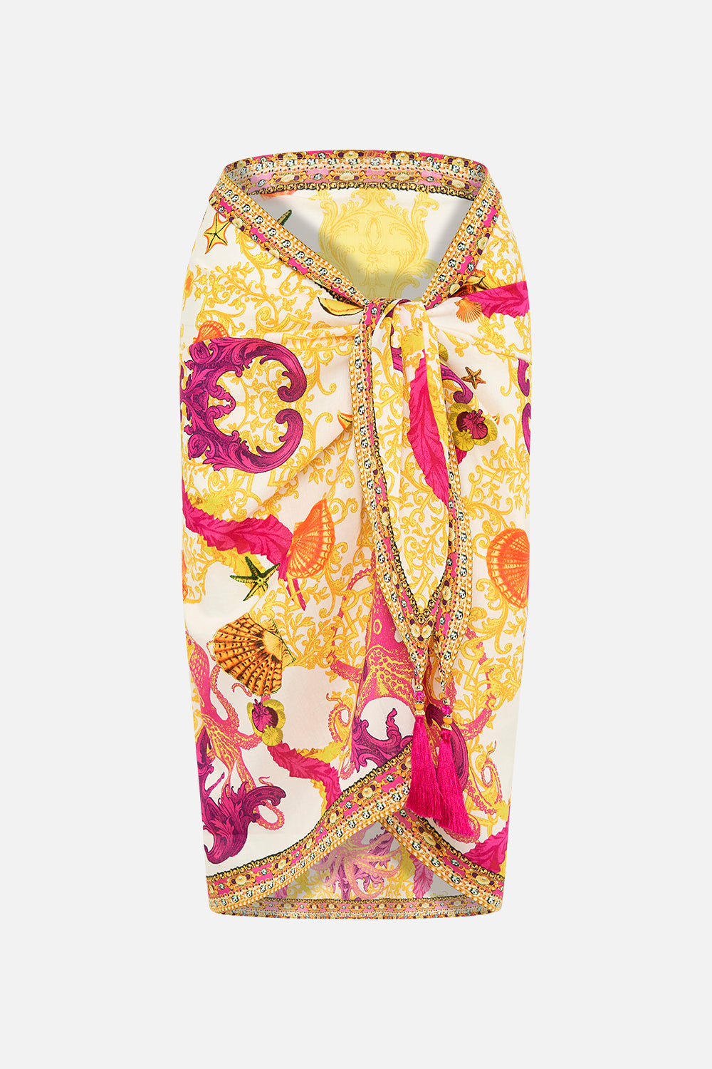 SHORT TASSEL SARONG SQUID SQUAD