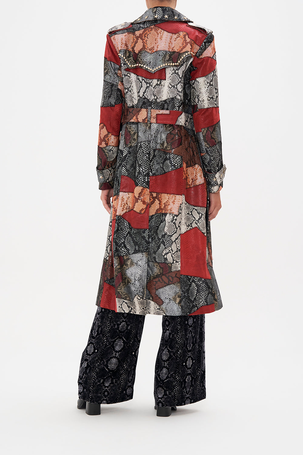 LEATHER TRENCH COAT BOSS OF THE BRUMBIES