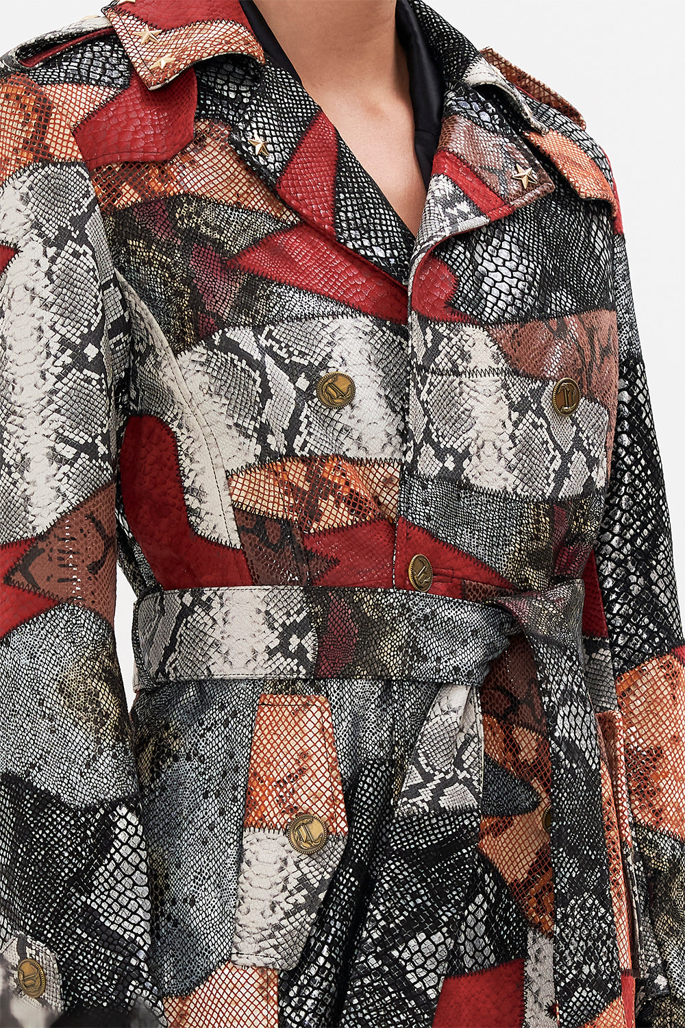 LEATHER TRENCH COAT BOSS OF THE BRUMBIES