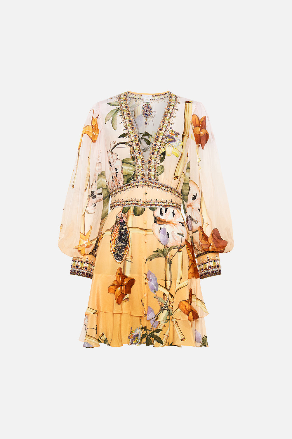 BUTTON FRONT FRILL DRESS ORIGINAL SIN