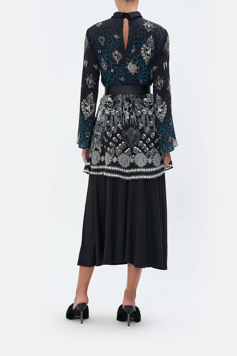 LONG SLEEVE SWING DRESS ANIMAL ANARCHY