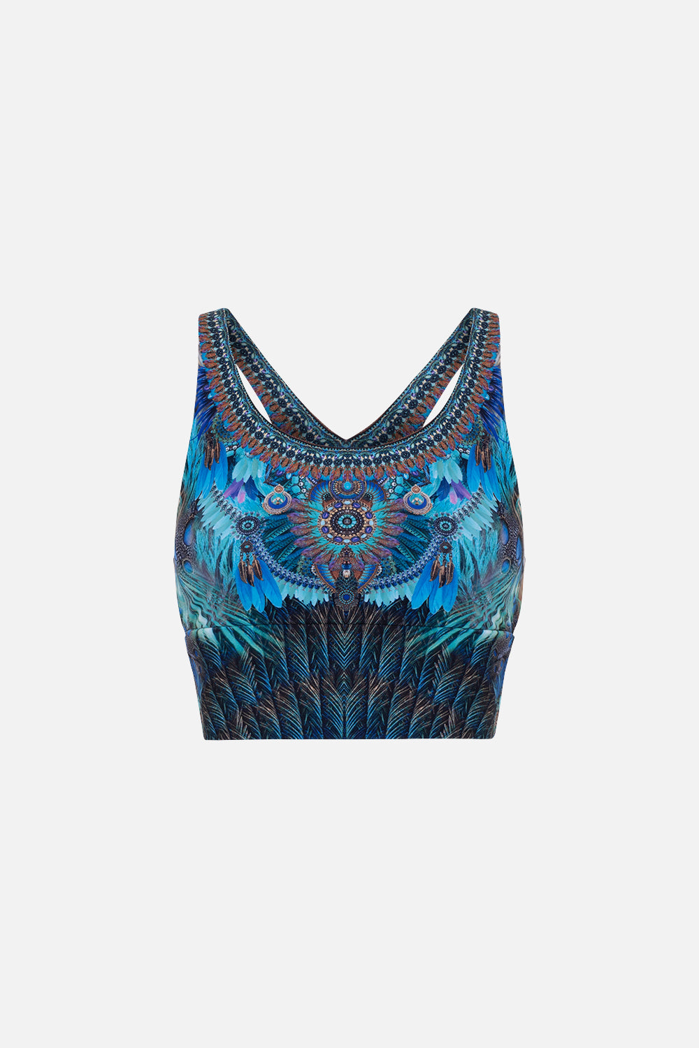 BANDED RACER BACK CROP THE CREATOR