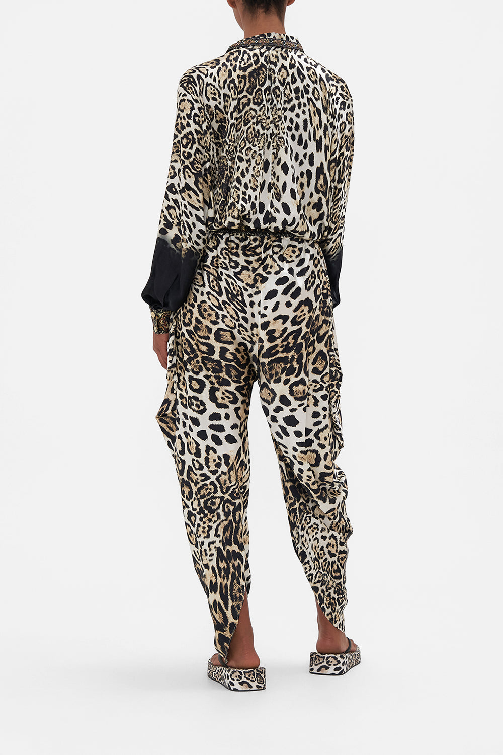 DRAPED SIDE PANT COOL FOR CATS