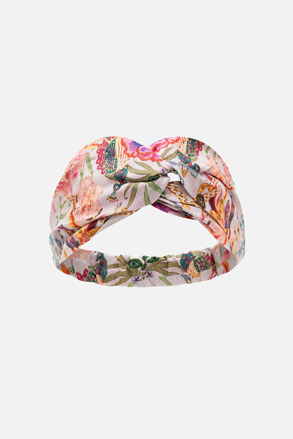 WOVEN TWIST HEADBAND NATURES KALEIDOSCOPE