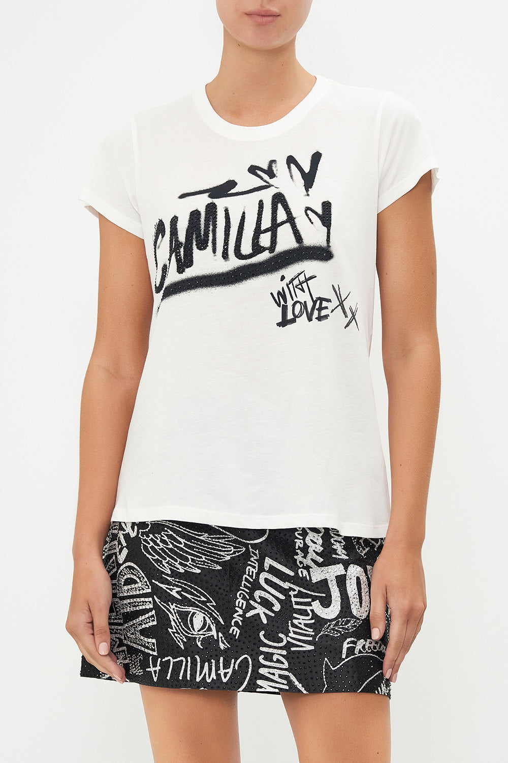 SLIM FIT  ROUND NECK T-SHIRT CREATURE FEATURE