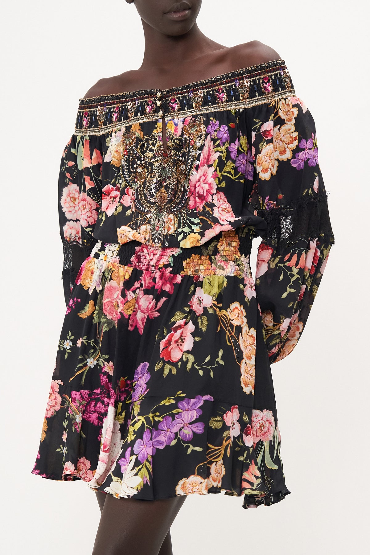 OFF SHOULDER SHORT DRESS LIBERTINE LADY