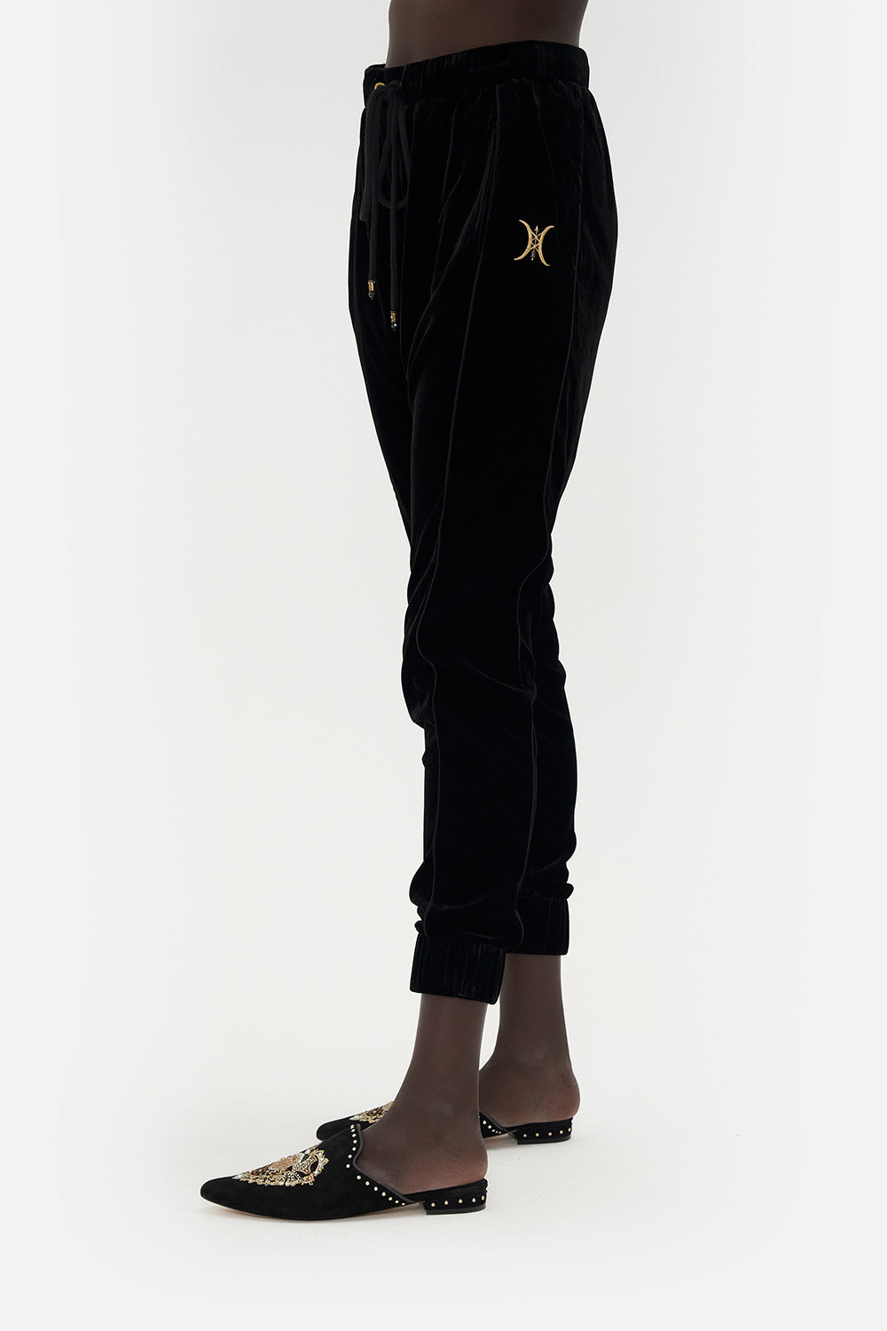 VELVET DROP CROTCH PANT THE QUEENS KING