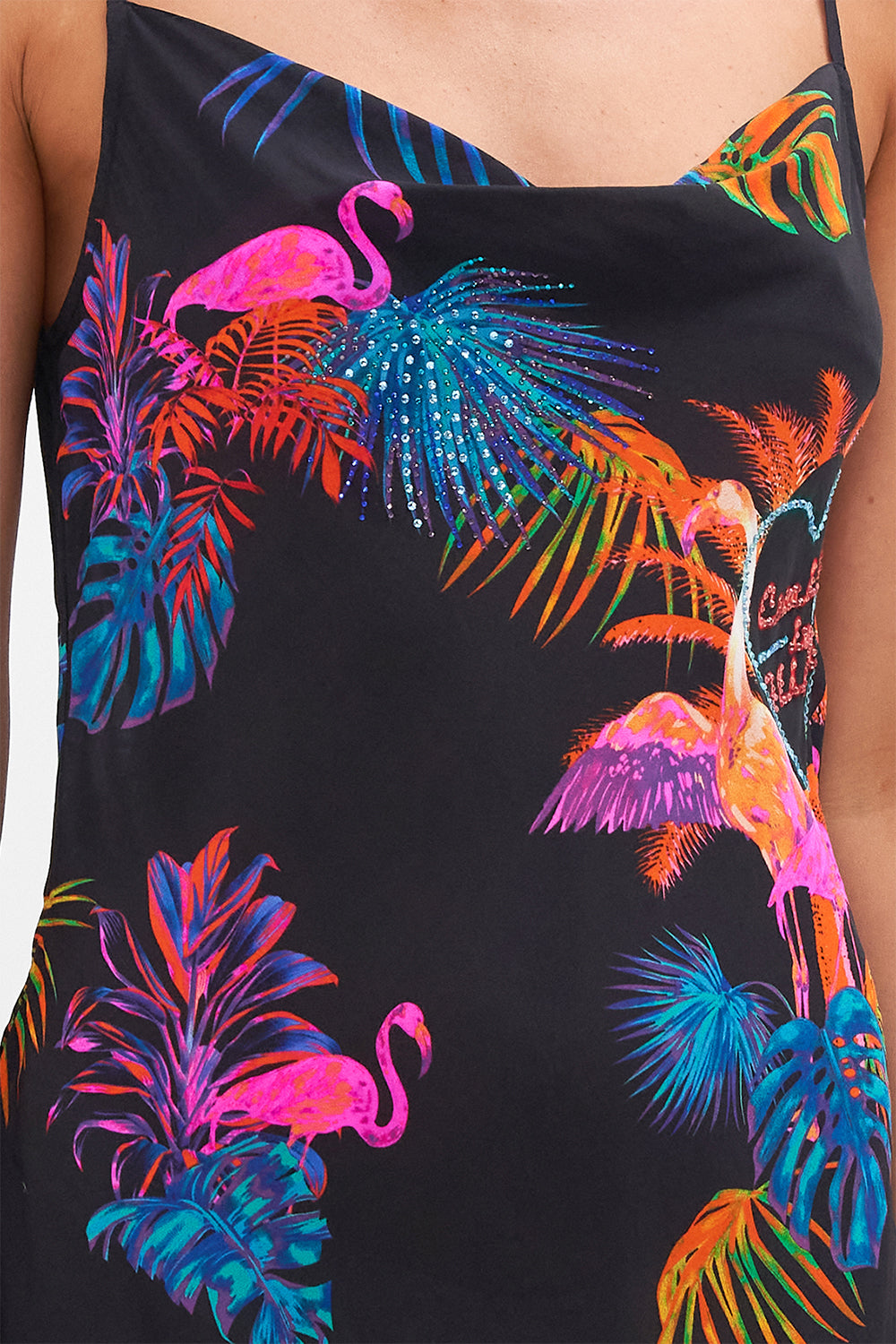 SHORT BIAS SLIP NAUGHTY NEON