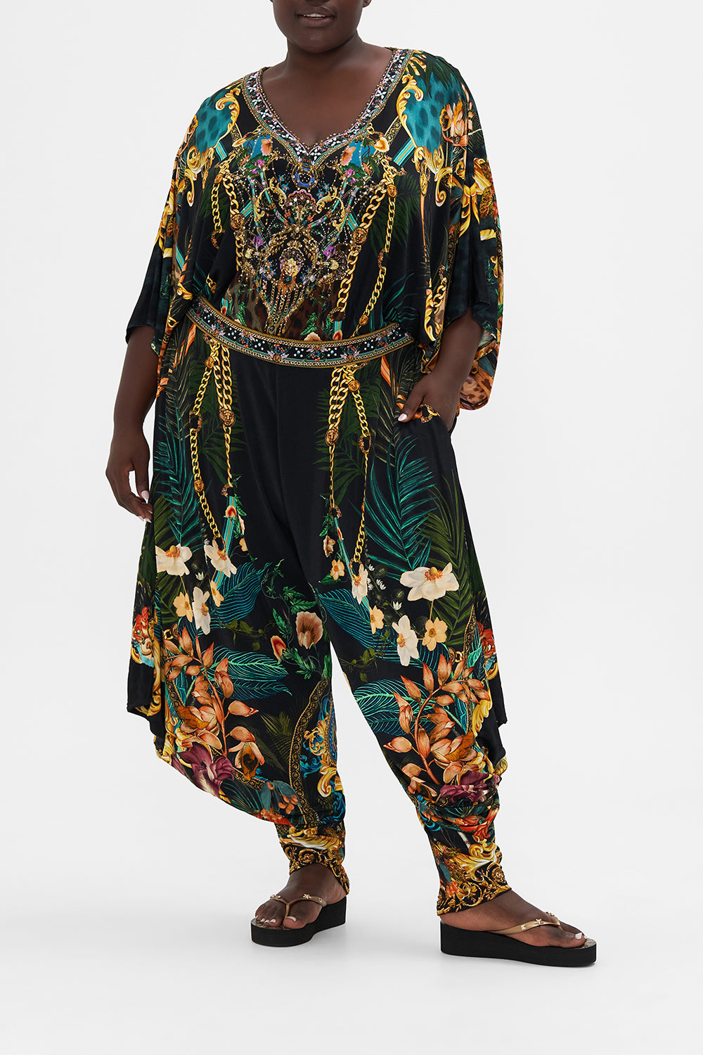 JERSEY DRAPE PANT WITH POCKET FEARLESS FELIS