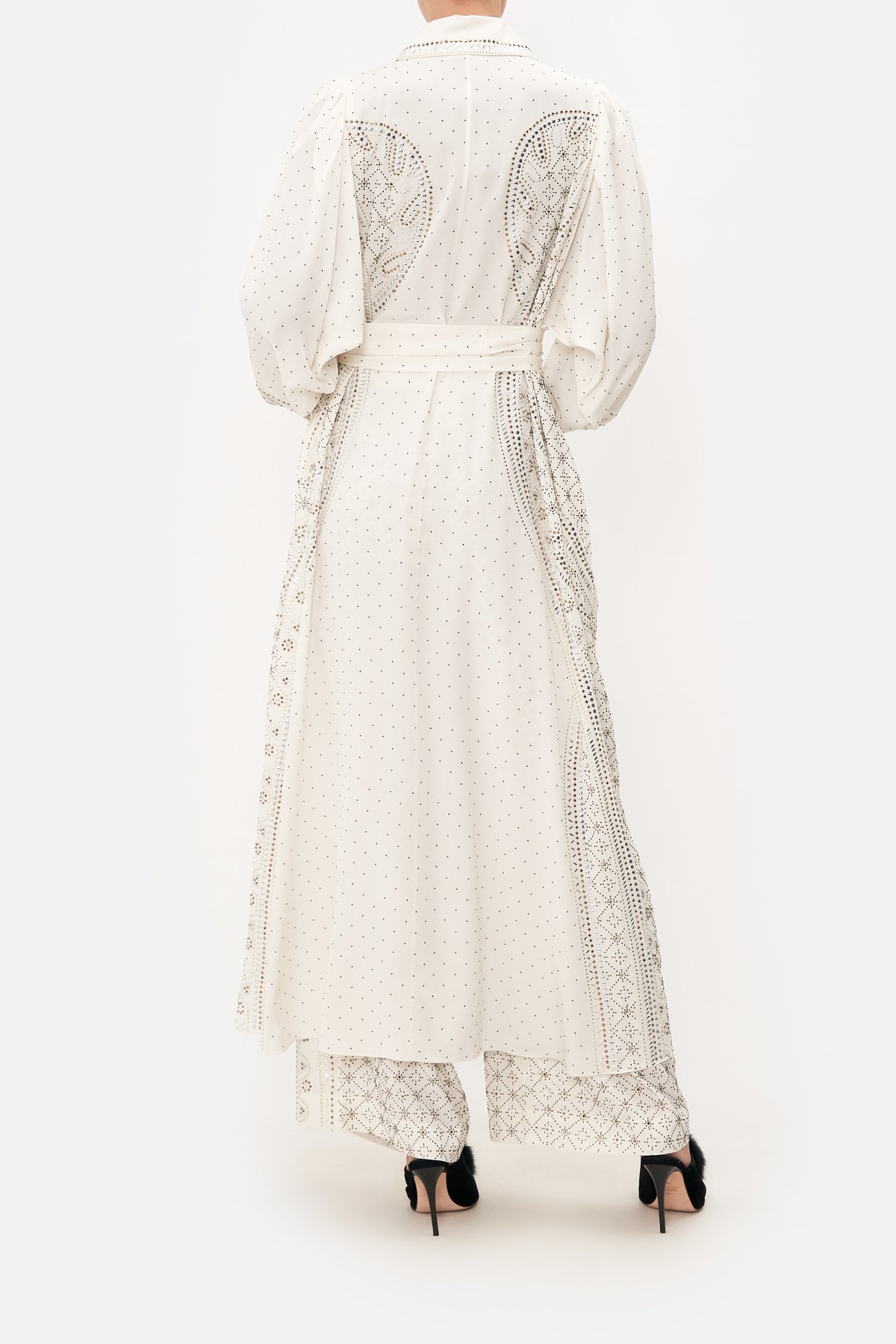 CURVED COLLAR SHIRT DRESS LUXE ESPIRITU