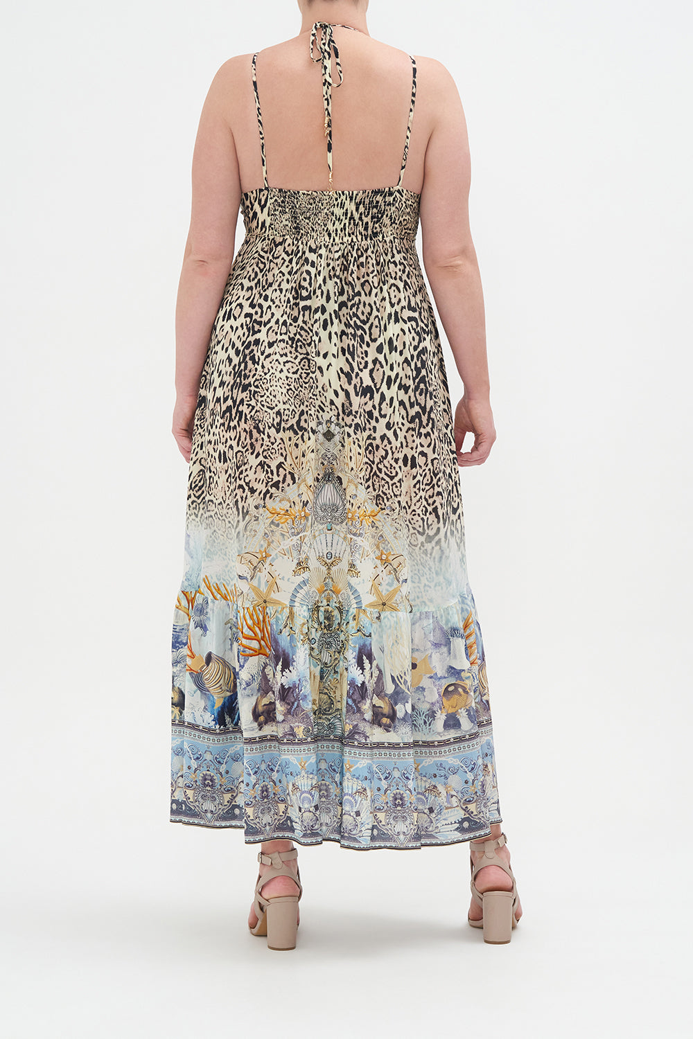 TIERED DRESS WITH HARDWARE SEAHORSE SONNET