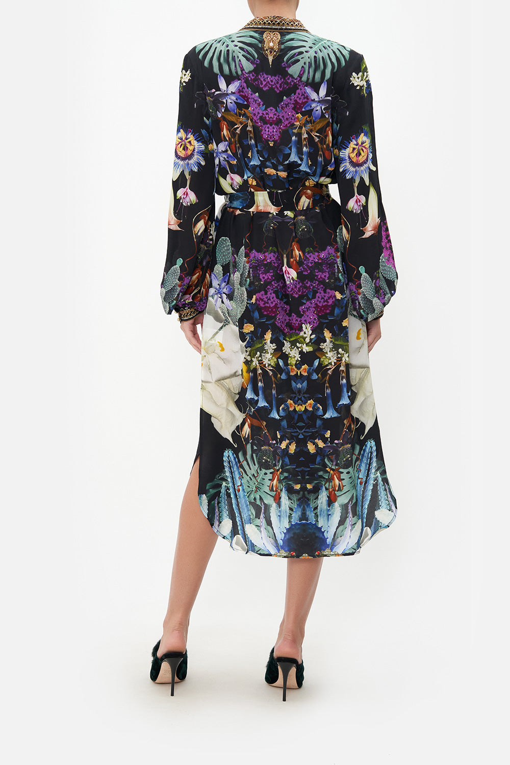 HIGH LOW MIDI SHIRT DRESS HYPNOTISE ME