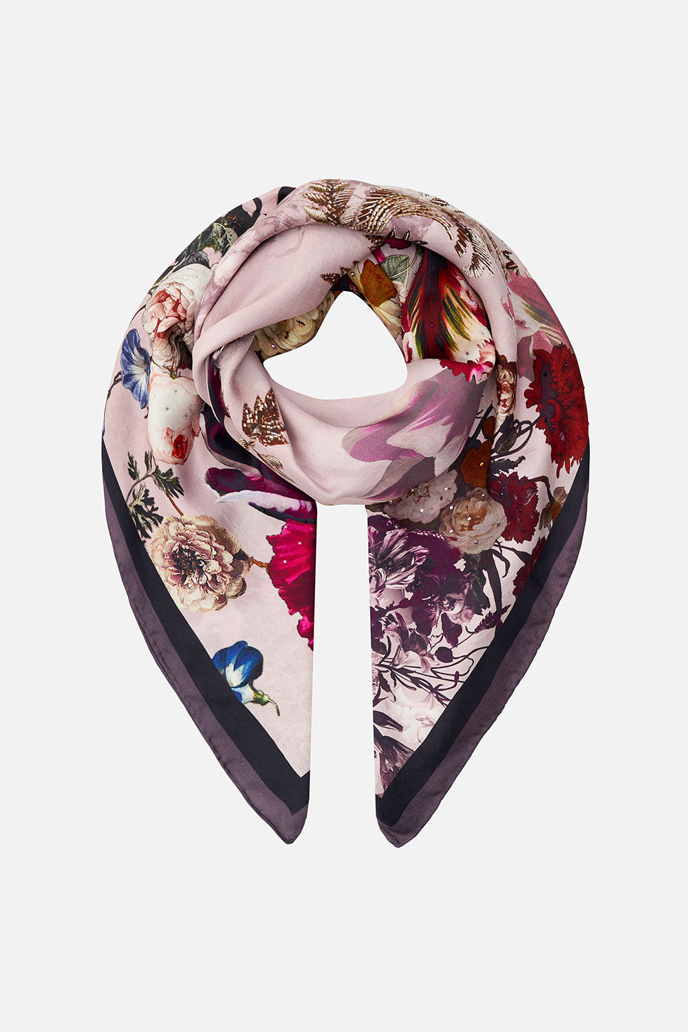 LARGE SQUARE SCARF GYPSY ROSE