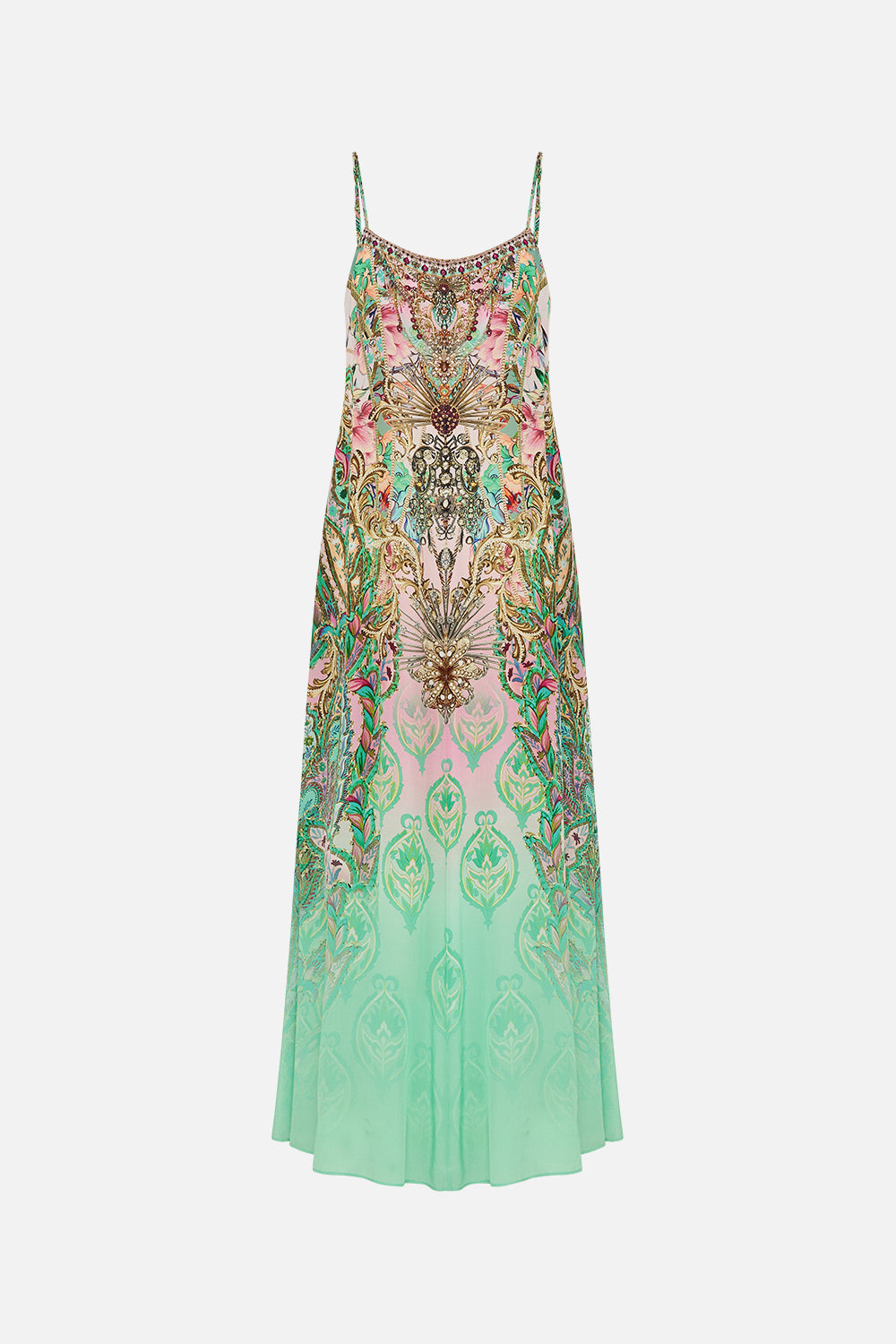 LONG PANEL SLIP DRESS LOST CITY