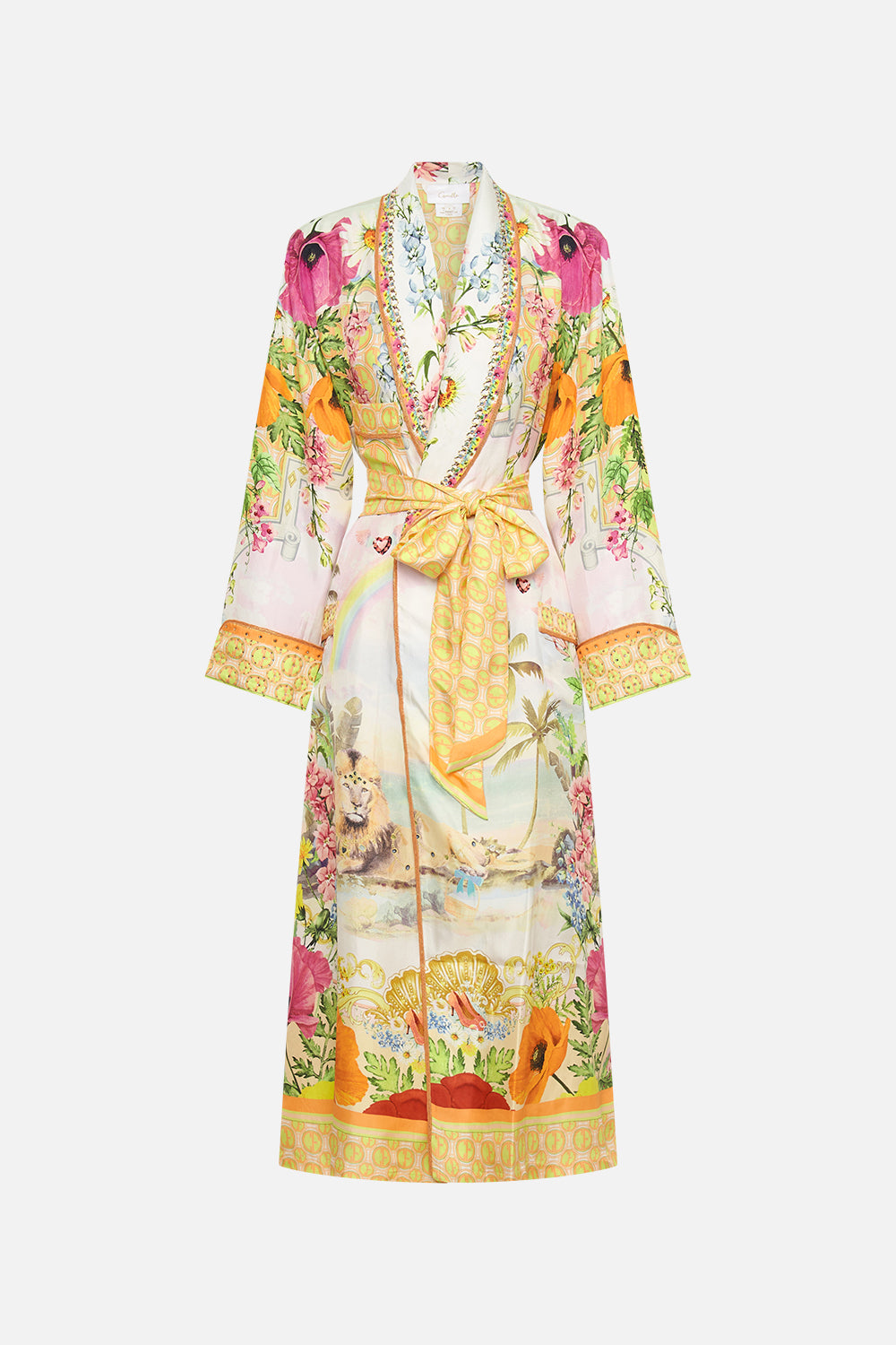 LONG ROBE WITH TIE SUNLIGHT SYMPHONY