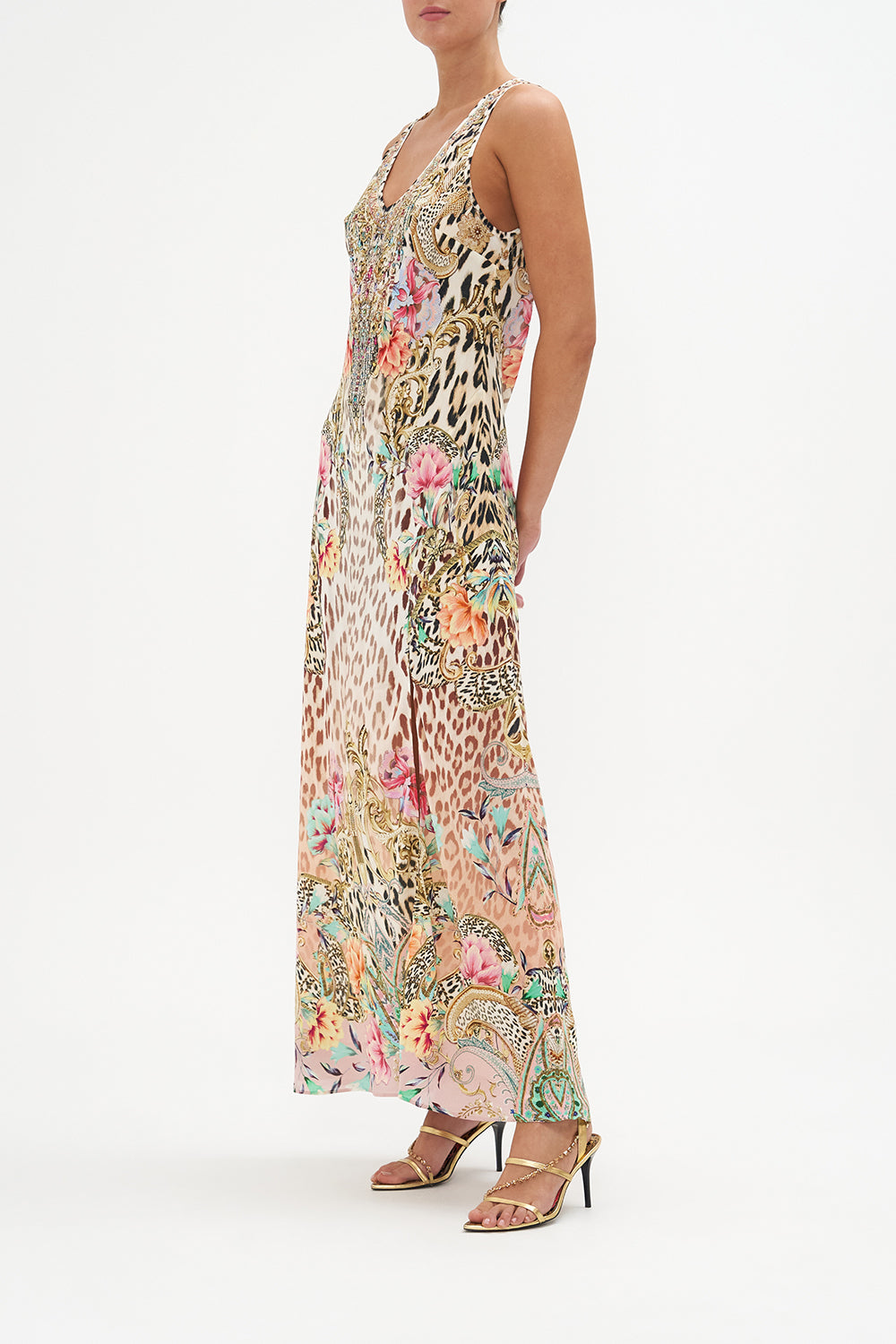 BIAS CUT TANK DRESS QUEEN ATLANTIS