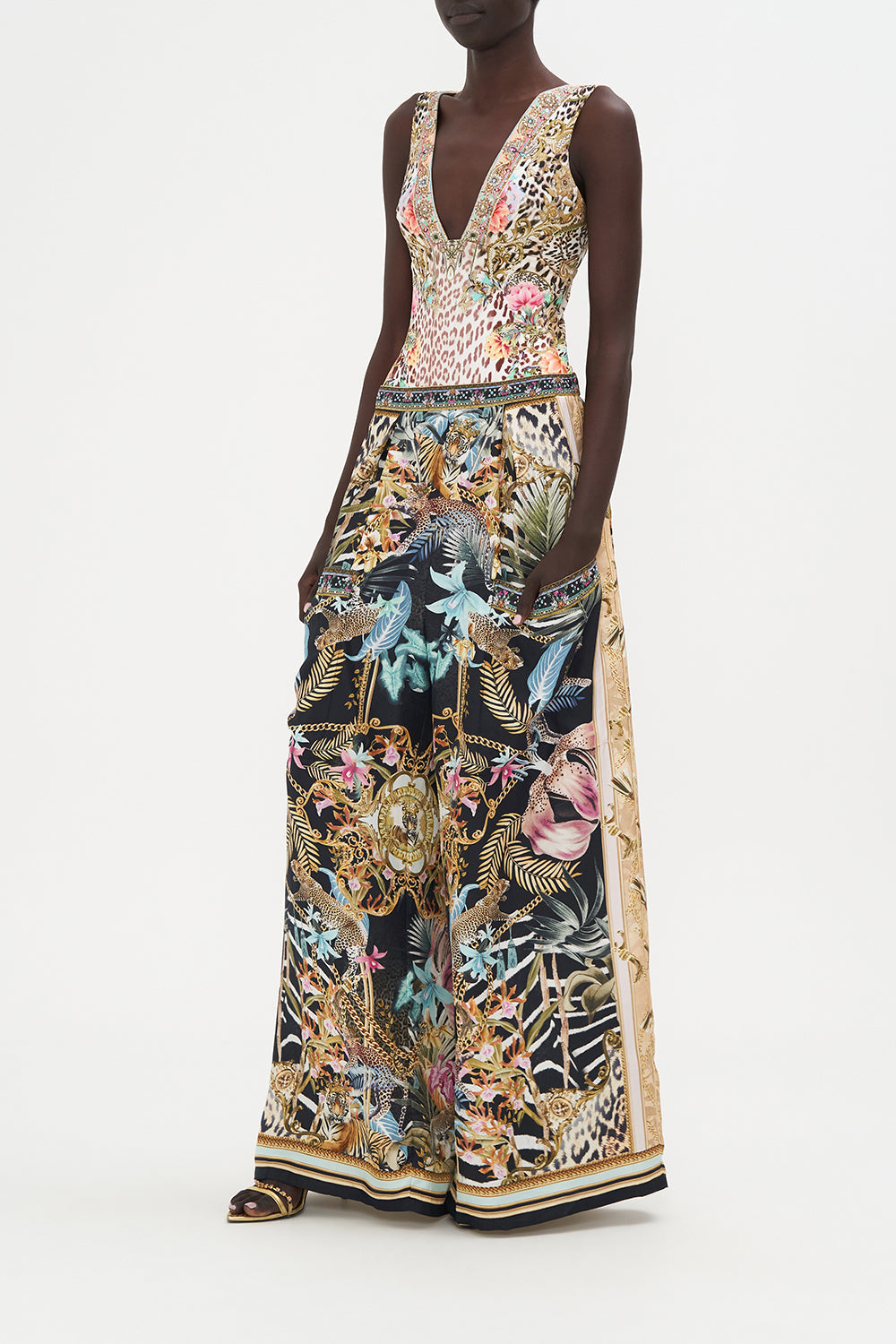 WIDE LEG TROUSER WITH FRONT POCKETS CHILD OF THE WILD