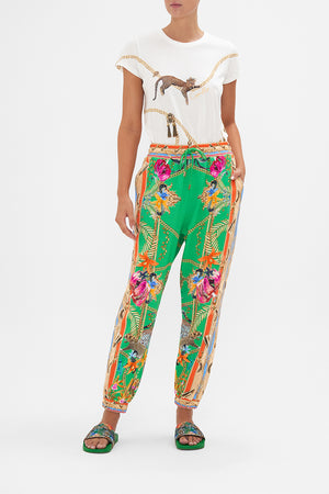 Jersey Track Pant Curious And Curiouser print by CAMILLA
