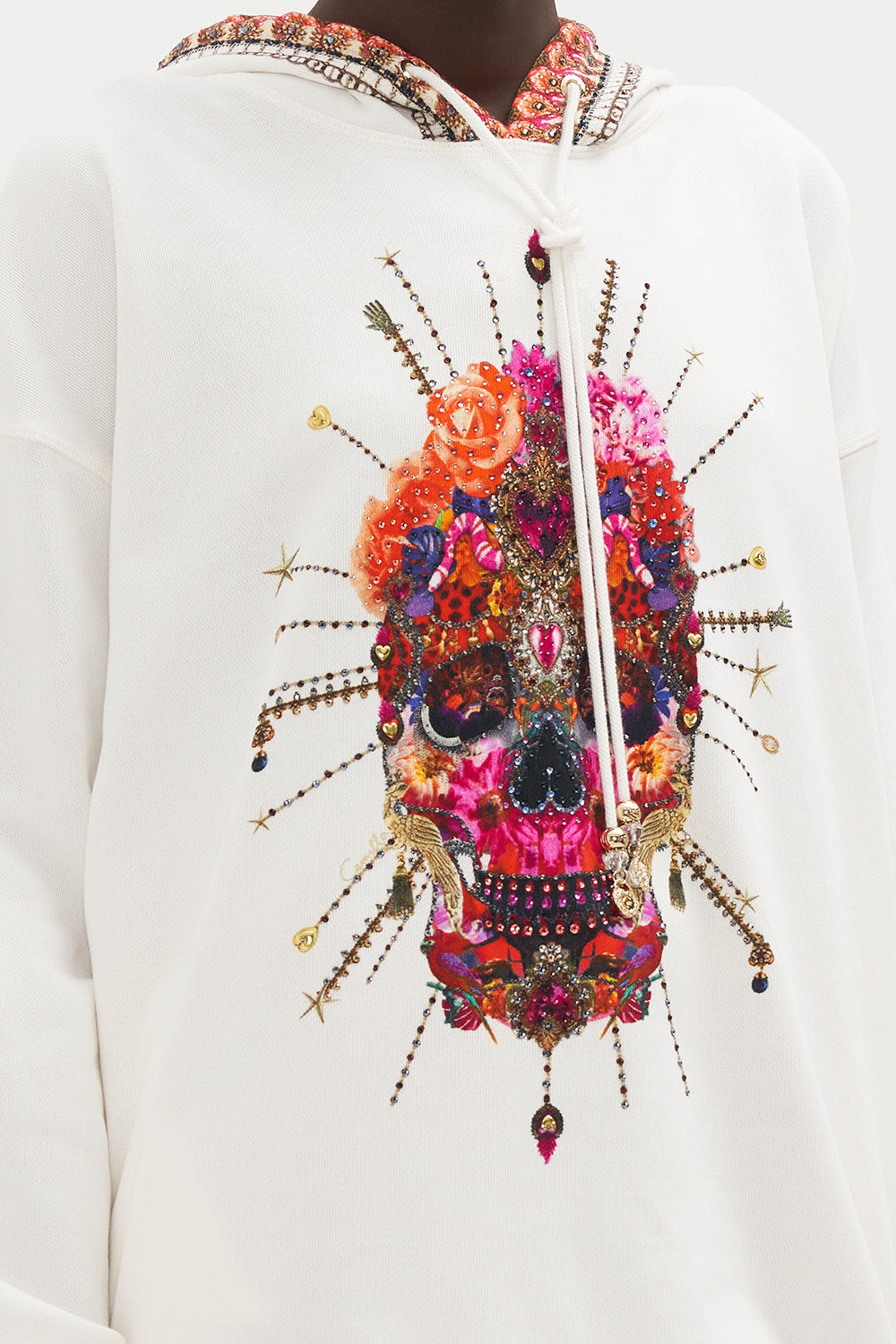 HOODY WITH POCKETS REIGN OF ROSES