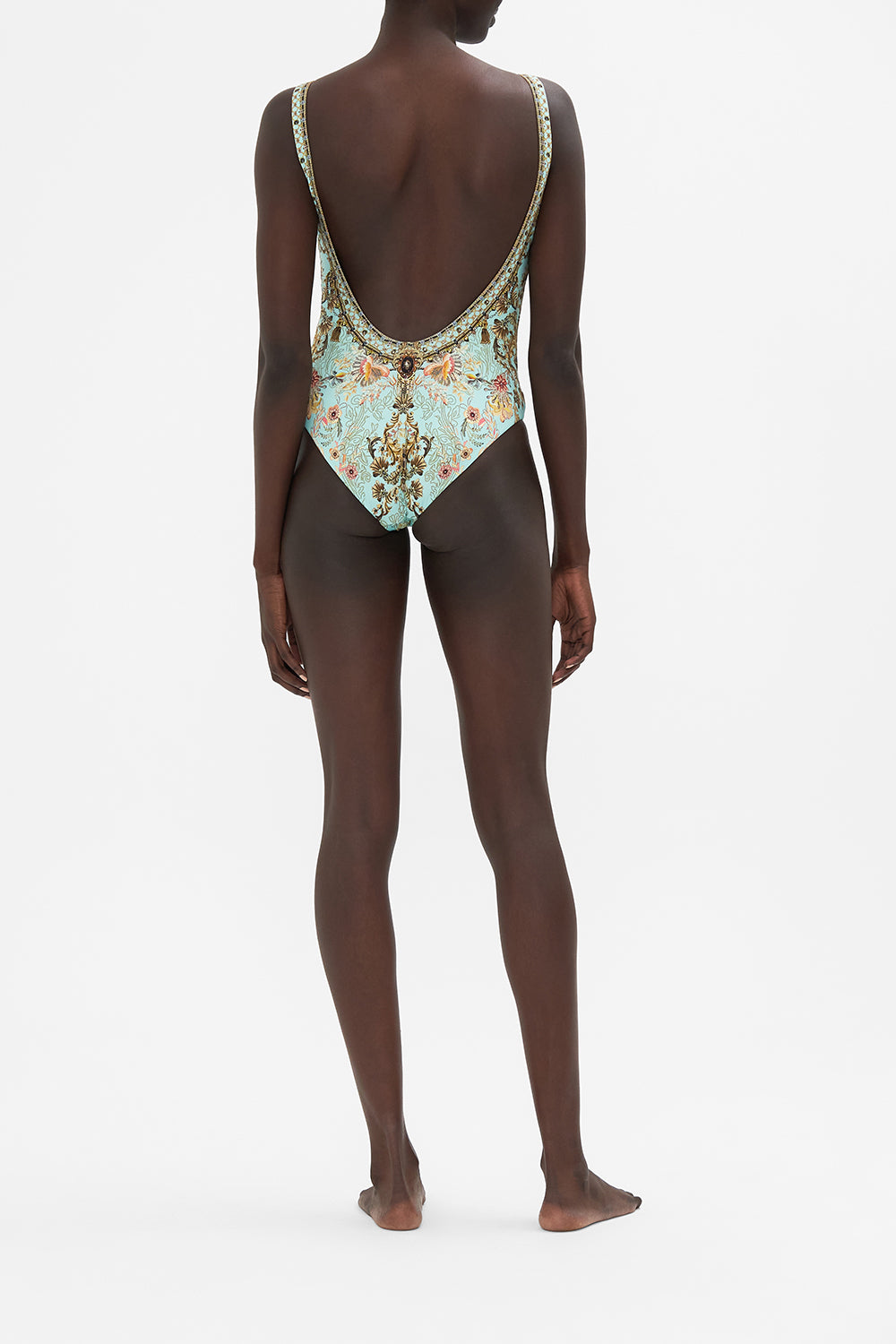 SCOOP ONE PIECE WITH TRIMS ADIEU YESTERDAY