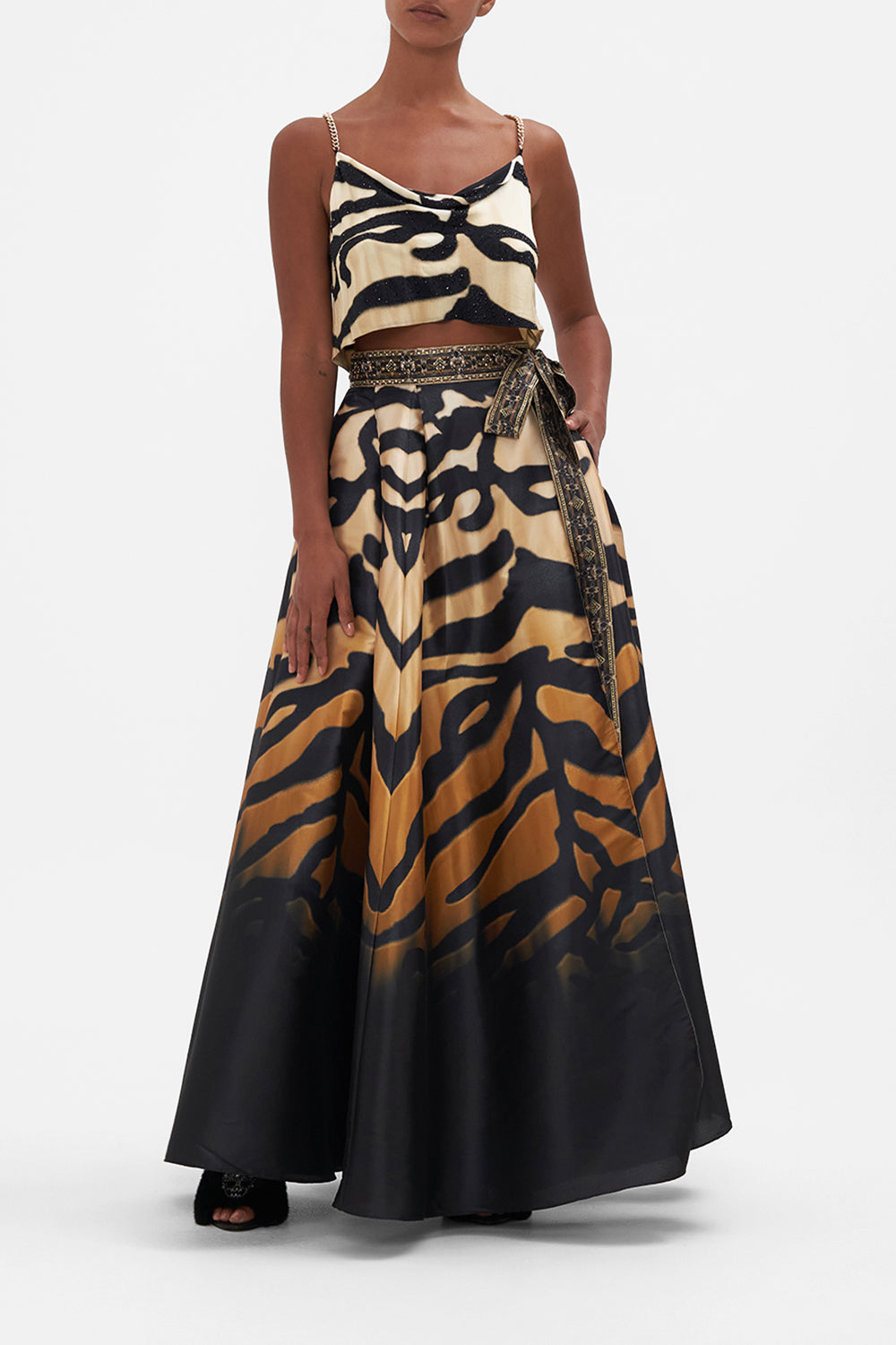 BIAS CROP CAMI TAME MY TIGER