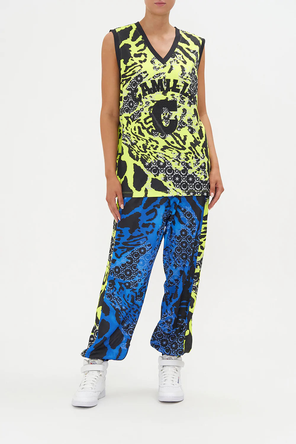 Active Basketball Top Kat Kingdom print by CAMILLA