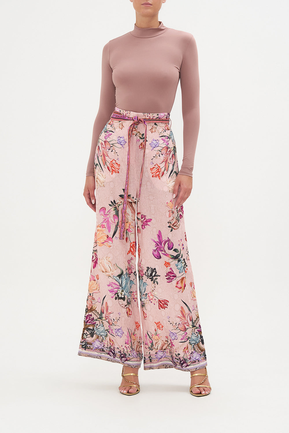 PAPERBAG WAIST WIDE LEG PANT MAD AS A SNAKE