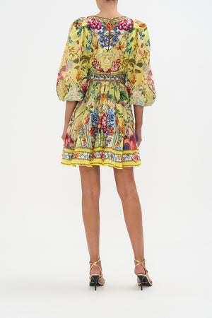 BLOUSON FLARED DRESS BIRDS AND THE BEES